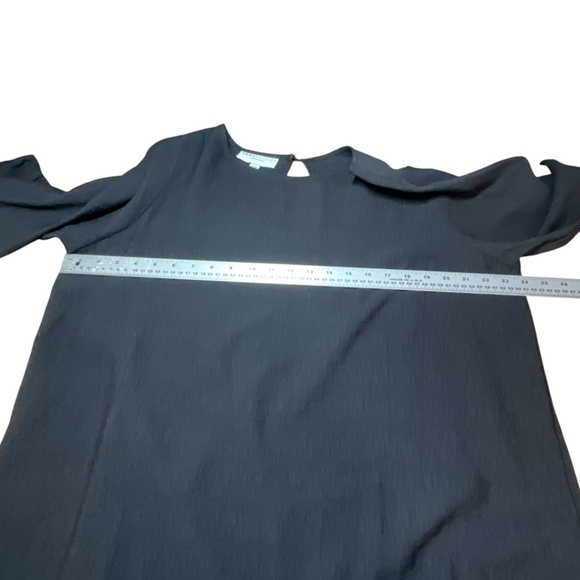 EMMA KNUDSEN ‘The Lauren’ Dress Short Sleeve Keyhole Opening Tier Skirt Oversize - Picture 6 of 9